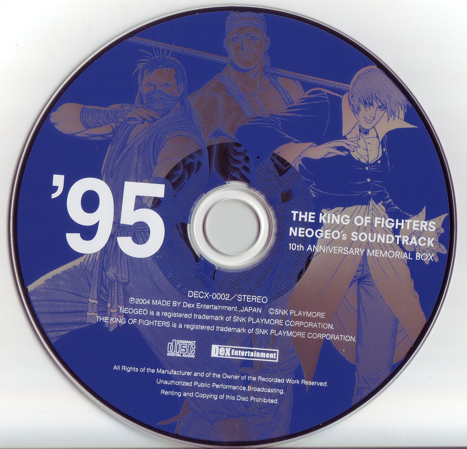 THE KING OF FIGHTERS NEOGEO's SOUNDTRACK 10th Anniversary